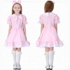 Picture of Girls Alice in Wonderland Book Week Maid Costume - Pink