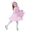 Picture of Girls Alice in Wonderland Book Week Maid Costume - Pink
