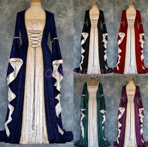 Picture of Womens Medieval Game Thrones Gothic Renaissance Gown Costume