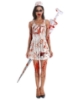 Picture of Womens Halloween Zombie Bloody Nurse Costume