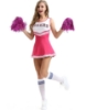 Picture of Cheerleader Costume with Pom Pom - Pink