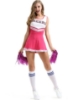 Picture of Cheerleader Costume with Pom Pom - Pink