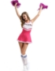 Picture of Cheerleader Costume with Pom Pom - Pink