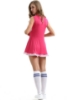 Picture of Cheerleader Costume with Pom Pom - Pink