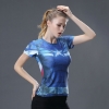 Picture of Quick Dry Blue Captain America Fitness Top