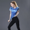 Picture of Quick Dry Blue Captain America Fitness Top