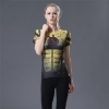 Picture of Quick Dry Yellow Flash Girl Fitness Top