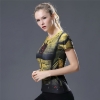 Picture of Quick Dry Yellow Flash Girl Fitness Top