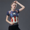 Picture of Quick Dry Captain America Fitness Top