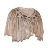 Picture of Vintage Boutique Beaded Sequin Flapper Cape - Beige