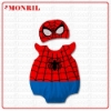 Picture of Baby Rompers Onesie Bodysuit with Hat - Spiderman