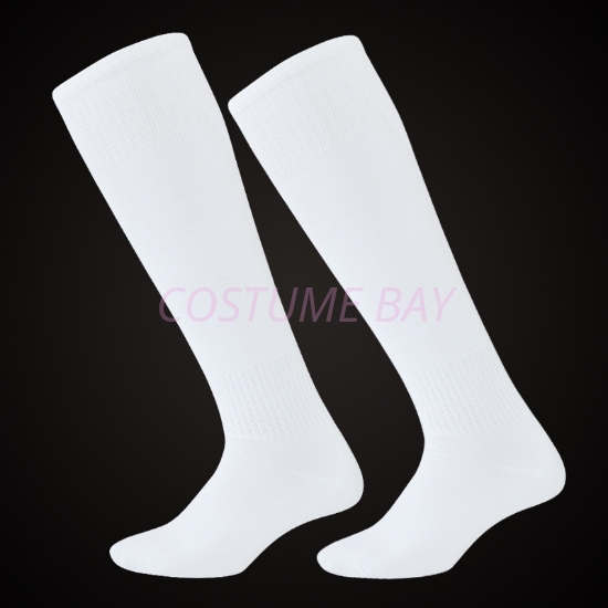 Picture of Mens High Knee Football Socks - White