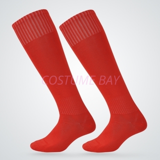 Picture of Mens High Knee Football Socks - Red