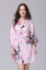 Picture of Women Floral Satin Kimono Robes - Pink