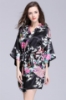 Picture of Women Floral Satin Kimono Robes - Pink