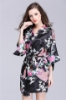 Picture of Women Floral Satin Kimono Robes - Pink