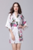 Picture of Women Floral Satin Kimono Robes - Pink