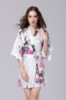 Picture of Women Floral Satin Kimono Robes - Pink