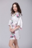 Picture of Women Floral Satin Kimono Robes - Pink