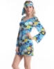 Picture of Woman Retro Hippie-001 Blue