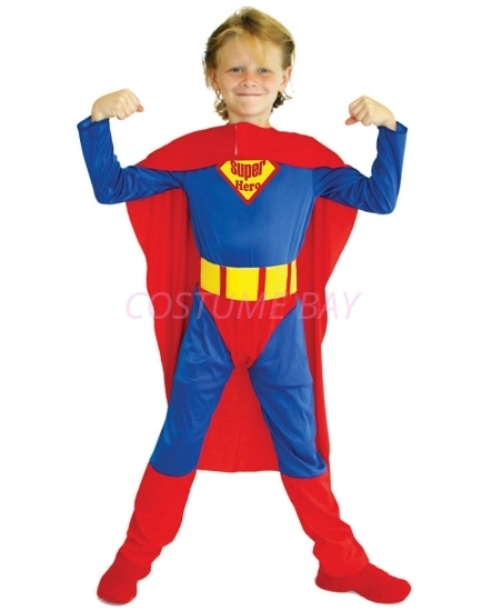 Picture of Boys Superhero Superman Costume