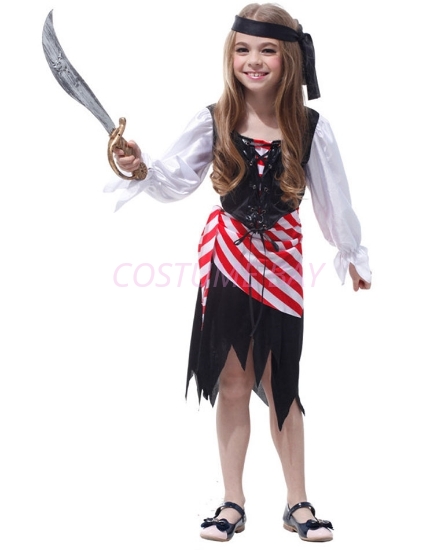 Picture of Caribbean Pirate Girls Costume