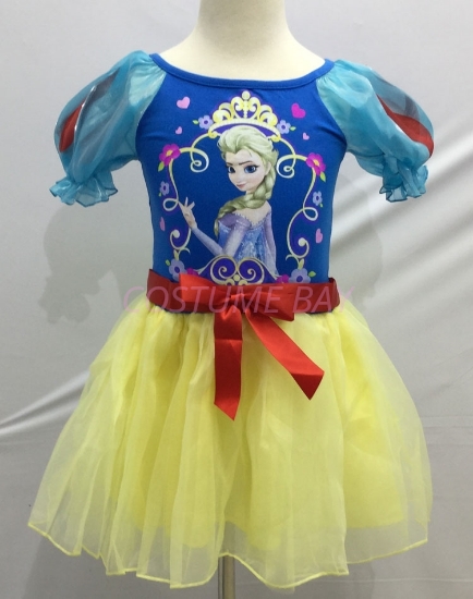 Picture of Girls Frozen Princess Elsa Anna Costume Dress Book Week