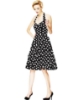 Picture of Rockabilly 50s 60s Vintage Evening Retro Pinup Swing Cocktail Dress-BlackWhite