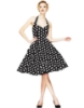 Picture of Rockabilly 50s 60s Vintage Evening Retro Pinup Swing Cocktail Dress-BlackWhite