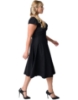 Picture of Rockabilly 50s 60s Vintage Evening Retro Pinup Swing Cocktail Dress-Plus Size Black