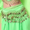 Picture of Belly Dance Hip Scarf Wrap Belt Tribal 128 Coins