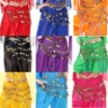 Picture of Belly Dance Hip Scarf Wrap Belt Tribal 128 Coins