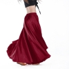 Picture of Full Circle Satin Long Skirt Swing Belly Dance Costumes