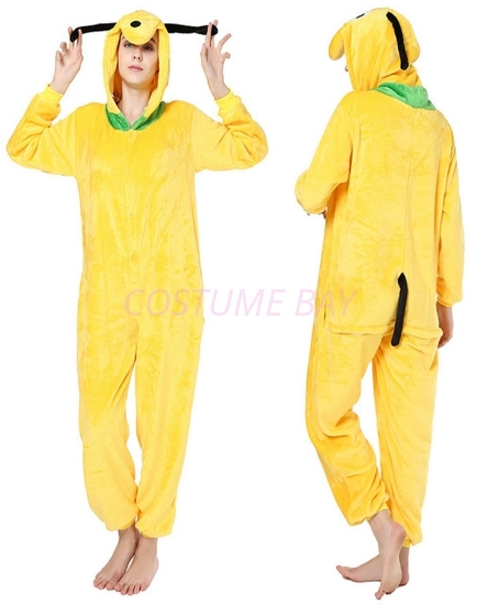 Picture of Yellow Dog Onesie Pyjamas Animal Costume Jumpsuit AU