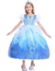 Picture of Kids Girls Cinderella Blue Dress Birthday Party Princess Cosplay Costume