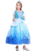 Picture of Kids Girls Cinderella Blue Dress Birthday Party Princess Cosplay Costume