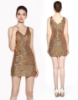 Picture of 1920s Flapper Cocktail Sequin Dress - Gold