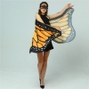 Picture of Woman's  Soft Fabric MultiColor Butterfly Wings Cape