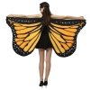 Picture of Woman's  Soft Fabric MultiColor Butterfly Wings Cape