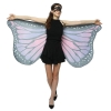 Picture of Woman's  Soft Fabric MultiColor Butterfly Wings Cape