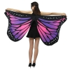 Picture of Woman's  Soft Fabric MultiColor Butterfly Wings Cape