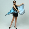 Picture of Woman's  Soft Fabric Orange Butterfly Wings Cape