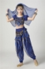 Picture of Girl's Belly Dance Outfits Paillette Ruffles Short Sleeves -Rose