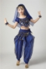 Picture of Girl's Belly Dance Outfits Paillette Ruffles Short Sleeves -Puple
