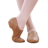 Picture of Jazz Genuine Soft Leather Dance Shoes-Brown