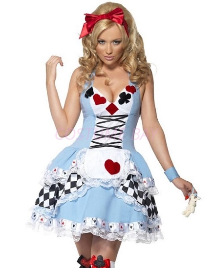 Picture of Womens Alice in Wonderland Queen of Heart Costume