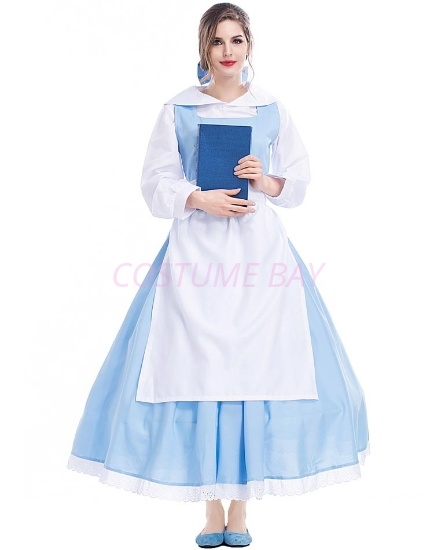 Picture of Ladies Sleeping Beauty and the Beast Belle Princess Maid Dress