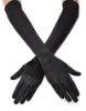 Picture of 1920s Flapper Gatsby Long Satin Gloves-Black