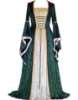 Picture of Womens Medieval Gothic Renaissance Gown Costume - Green