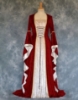 Picture of Womens Medieval Gothic Renaissance Gown Costume - Wine Red